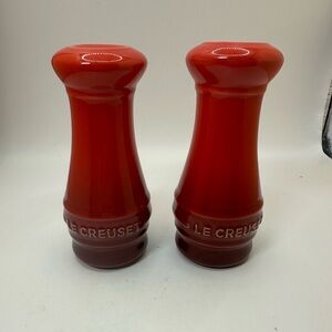 Le Creuset "Cherise-Cherry Red" Salt and Pepper Set - 4 7/8 Inch